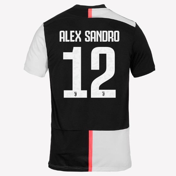 Camiseta Juventus NO.12 Alex Sangro 1ª 2019/20 Blanco Negro